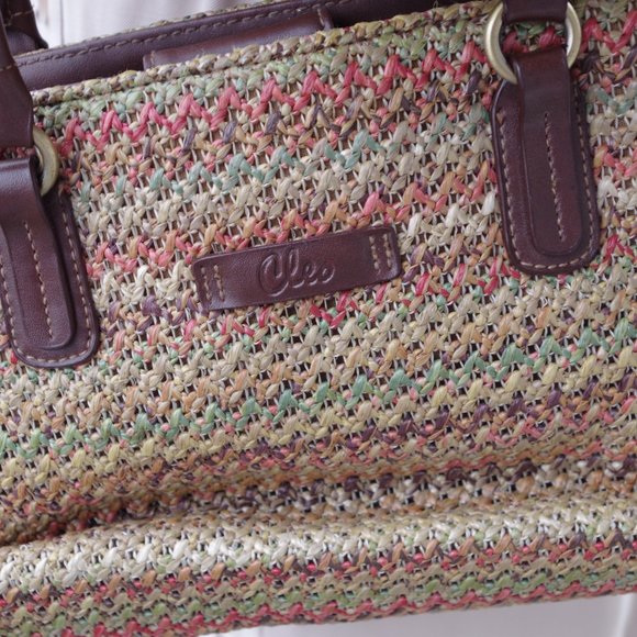 Cleo Straw  Woven Purse Bag - Picture 8 of 10